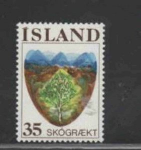 ICELAND #488 1975 REFORESTATION MINT VF NH O.G