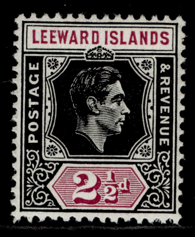 LEEWARD ISLANDS GVI SG106, 2½d black & purple, M MINT.