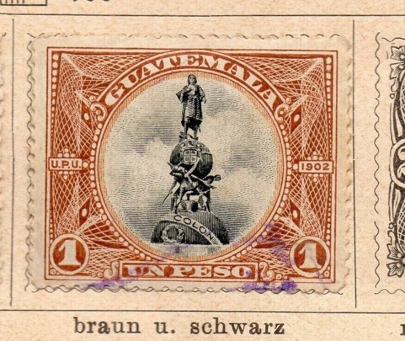 Guatemala 1903 Early Issue Fine Used 1P. NW-238446