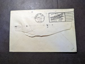 1929 USA Airmail Cover San Juan PR Puerto Rico to Mobile AL