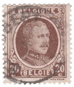 BELGIUM STAMP 1922 - 27. SCOTT # 150. USED. # 5