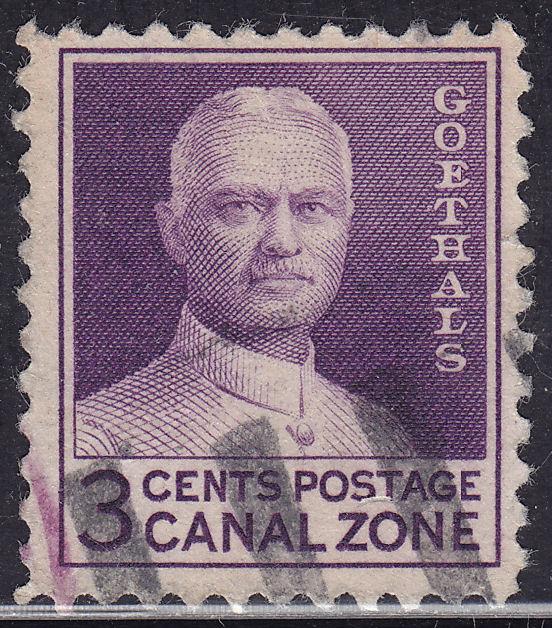 Canal Zone 117 USED 1934 Gen George Washington Goethals