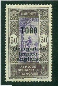 Togo 1916 #184 MH SCV(2024)=$1.10