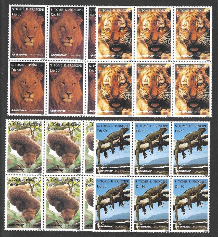 St Thomas and Prince Islands 1237-1240 MNH   SC:$85.50