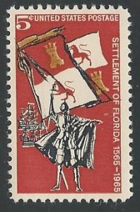 US Cat # 1271, Florida Settlement, MNH*-