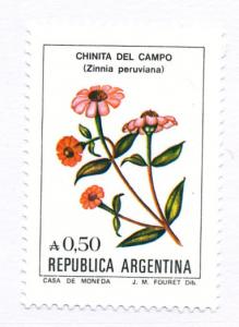 Argentina 1985  Scott 1523 MH - 50c, Flowers type of '82 