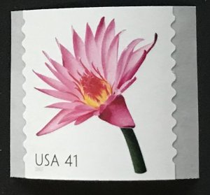 US MNH #4172 Coil Single Water Lily Beautiful Blooms SCV $2.00