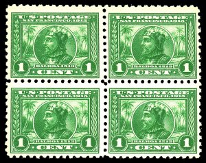 U.S. #401 MINT BLOCK OG NH