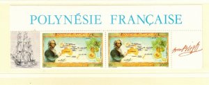 French Polynesia Sc C199 MNH Pair of 1983 - Voyage of Capt.Bligh - HJ12