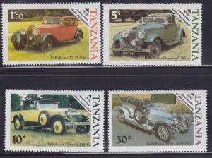 Tanzania 263-266 Classic Cars 1985