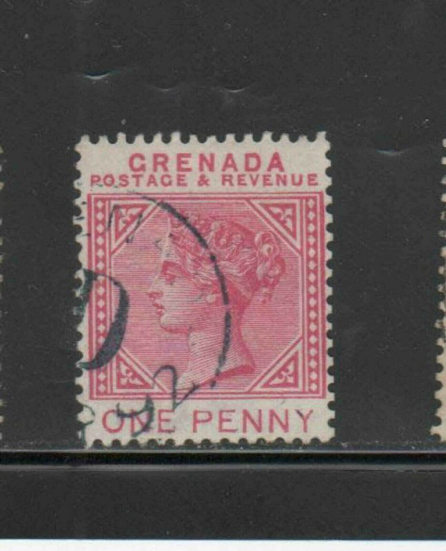 GRENADA #30   1887  1p  QUEEN VICTORIA     F-VF  USED  a