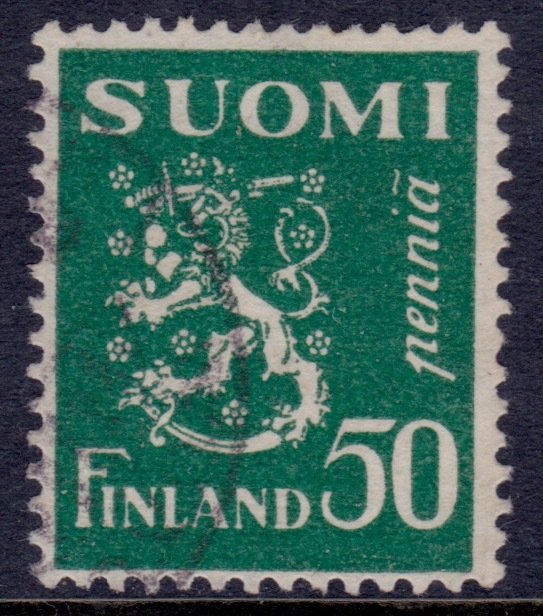 Finland, 1932, Coat of Arms, Lion, 50p, sc#164, used**