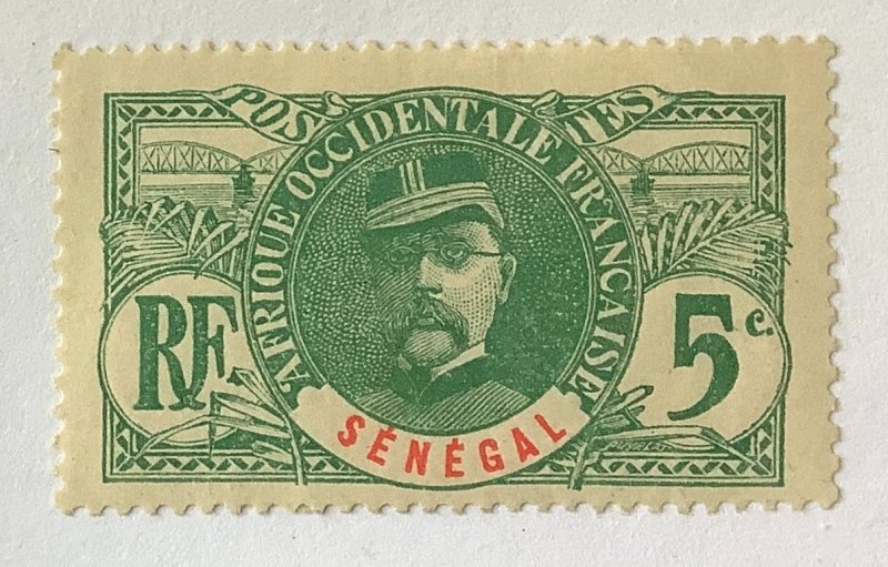 Senegal 1906 Scott 60 MH - 5c,   General Louis Faidherbe