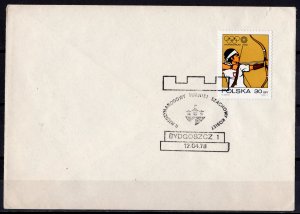 Poland 1978 LIVE CHESS TOURNAMENT BYDGOSZCZ 1 Special Cover