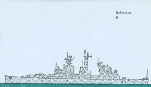 USS GALVESTON - Light Cruiser CL-19 cachet