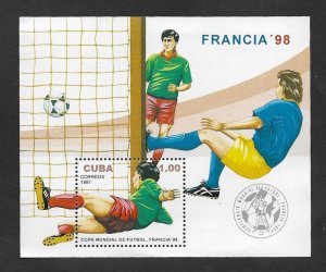 SD)1997 CUBA DE LS FOOTBALL SERIES, FOOTBALL WORLD CUP FRANCE 98', SOUVENIR