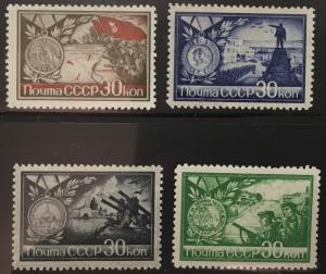 Russia 911-914 mint hinged complete set