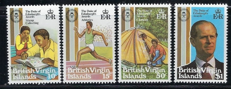 British Virgin Is 409-12 MNH 1981 Duke's Awards (fe5080)