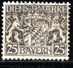 German States Bavaria Scottl # O15, used