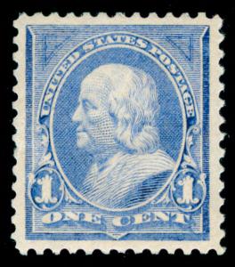 US #246 MINT OG NH XF+