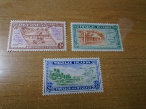 Tokelau Islands  #  1-3  MNH