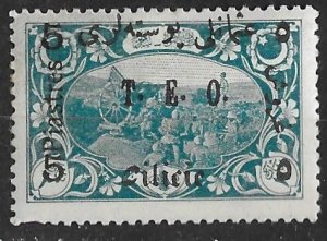 Cilicia # 86  Artillery - Overprint on Turkey 548    (1) Unused