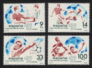 Spain World Cup Football Championship 4v 1982 MNH SG#2685