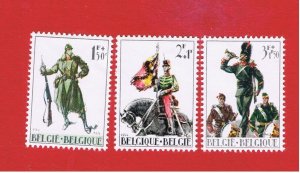 Belgium #B757-B759  MVFVLH OG   Semi-Postal     Free S/H