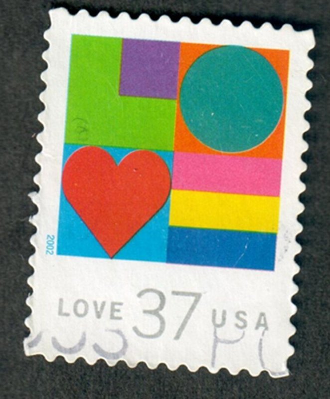 3657 Love used single from sheet