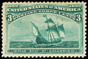 U.S. COLUMBIAN ISSUE 232  Mint (ID # 111014)