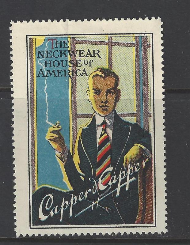 1920s Capper & Capper Ties Promotional Poster Stamp (AV117)