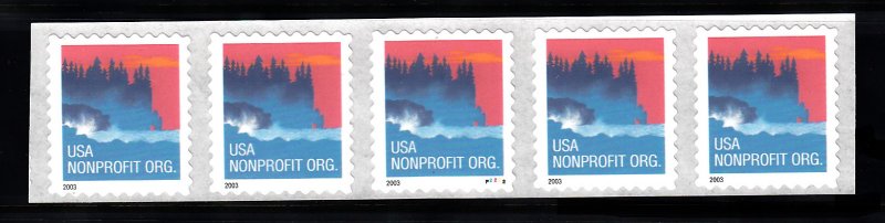 USA PNC SC# 3785b SEACOAST NON PROFIT $0.05c.PL# P2222 TAG ERROR SPACE S.A. MNH