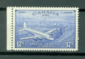 CANADA 1946 AIR MAIL SPECIAL DELIVERY #CE3 MARGIN STAMP  VERY FINE MNH