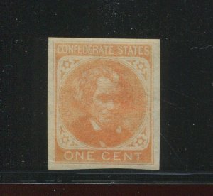 Confederate States 14a Mint Stamp NH CSA 14 (Bx 3737) 