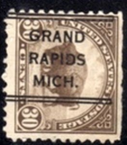 US Stamp #569x246 - American Buffalo Regular Issue 1931 Precancel Inverted