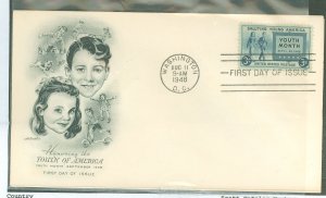 US 963/964 Youth of America & Oregon Terr. (2) Artmaster FDCs, Both Unaddressed, Not all shown in scan