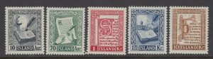 Iceland, Scott 278-282, MNH