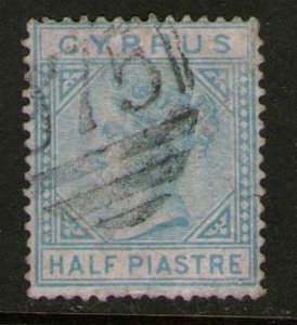 Cyprus 1881 Queen Sc 11 FU