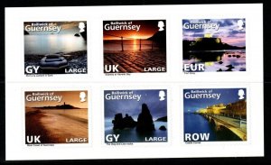 GUERNSEY SG1327a 2010 ABSTRACT GUERNSEY SHEETLET MNH