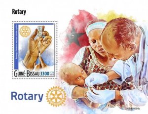 Guinea-Bissau - 2019 Rotary International - Stamp Souvenir Sheet - GB190904b