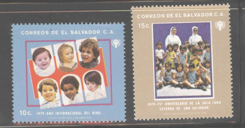 El Salvador Scott 916-917 MNH** 1979 stamp set