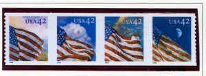 2008 COIL STAMP COMMEMORATIVES OG/MNH - FILLER OR STARTER PAGE -  DETAILS