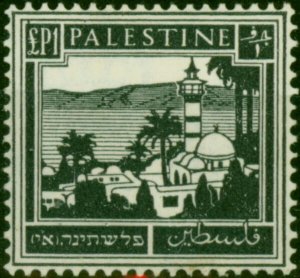 Palestine 1942 £P1 Black SG111 Fine LMM