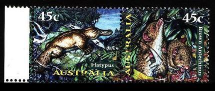 Australia Platypus and Antechnicus pair used SG#1715-1716