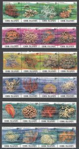 Wb001 1984 Cook Islands Coral Reefs Fish Marine Life Michel 55 Euro #978-01 Mnh