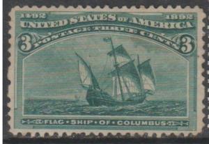 U.S. Scott #232 Columbian Stamp - Mint Single