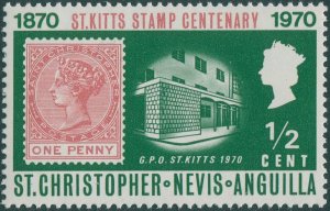 St Kitts-Nevis 1970 SG229 ½c GPO MLH