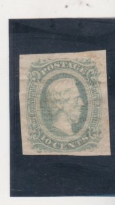 US Confederate States Scott 11d (1863-64) Mint H R OG F  CV $100.00