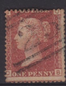 Great Britain Sc#33 Used Plate 184 OB