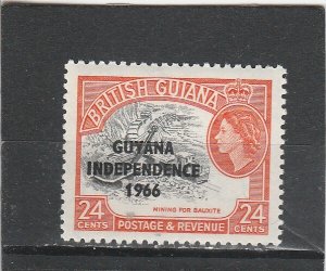 Guyana  Scott#  32O  MNH  (1967 Overprinted)